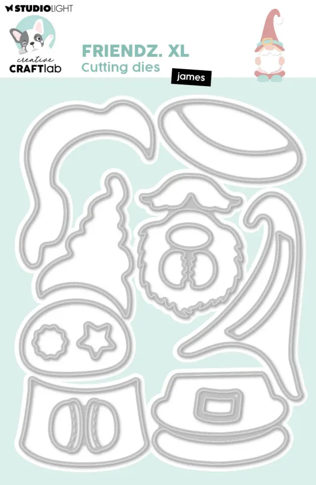 Creative Craftlab Friendz James Stanzschablone Figur 135mm