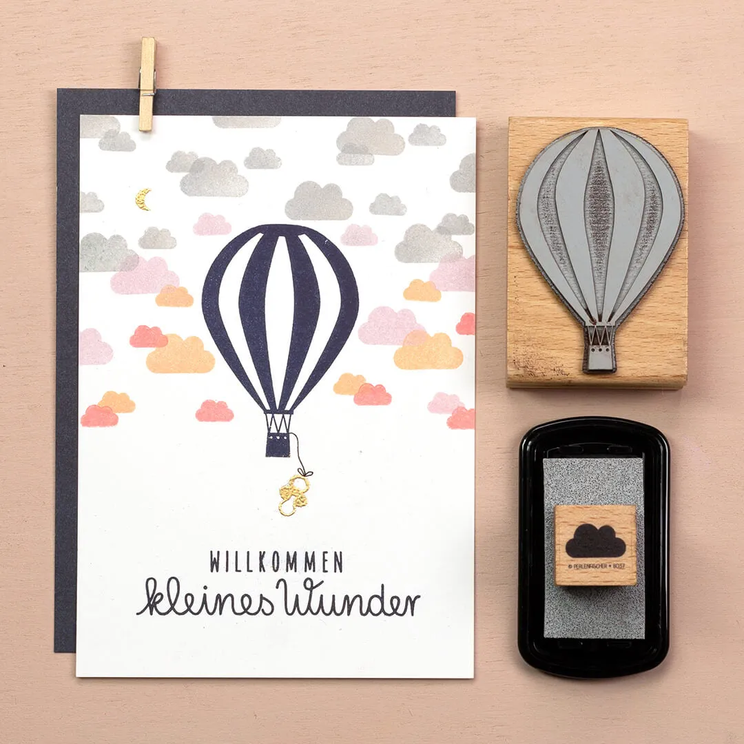 Perlenfischer Cloud mini Stempel 10 x 6 mm