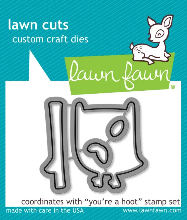 Lawn Fawn You're a Hoot Lawn Cuts Eulen Stanzen LF696