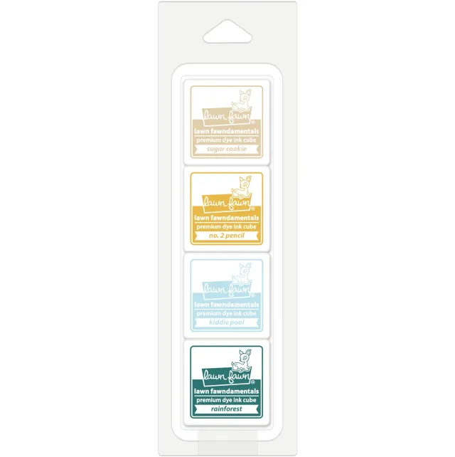 Lawn Fawn Sandy Shore Ink Cube Stempelkissen 4er Mini
