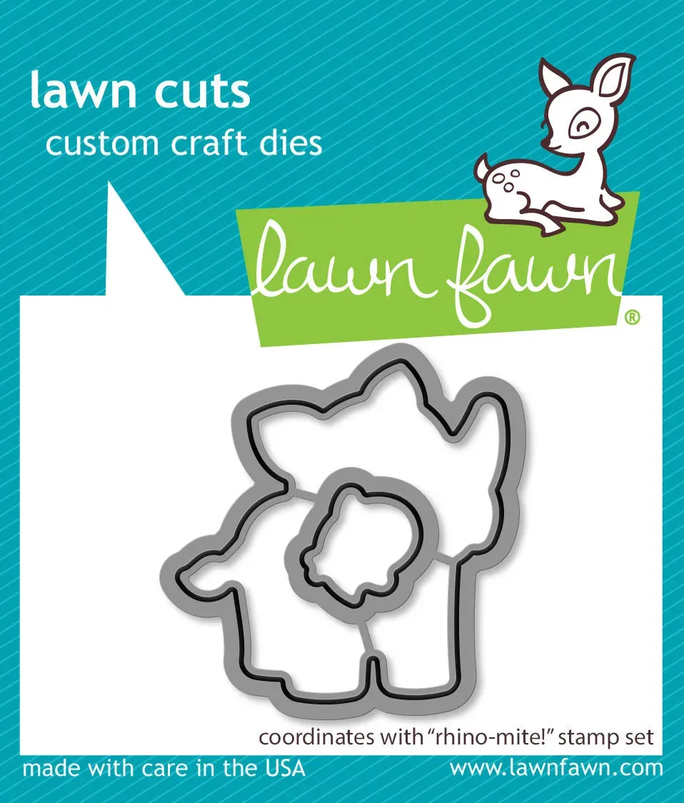 Lawn Fawn Rhino-mite LF3594 Stanzschablone 2-teilig