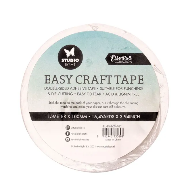 StudioLight Essentials Easy Craft Tape Klebeband 100 mm 15 m