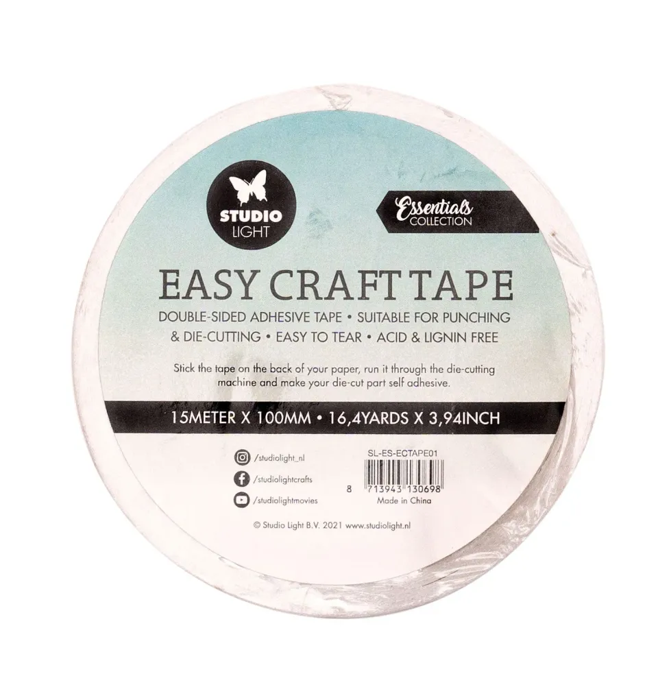 StudioLight Essentials Easy Craft Tape Klebeband 100 mm 15 m