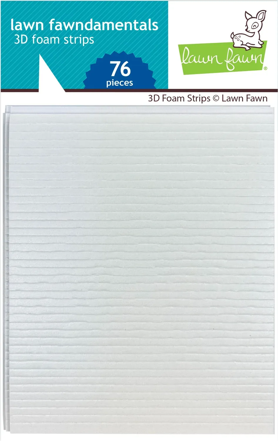 Lawn Fawn 3D Foam Strips LF3823 Schaumstoffstreifen 76 Stk