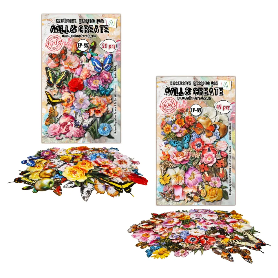 AALL and Create Meadow Bloom Ephemera Die-Cuts Bundle 99 Teile