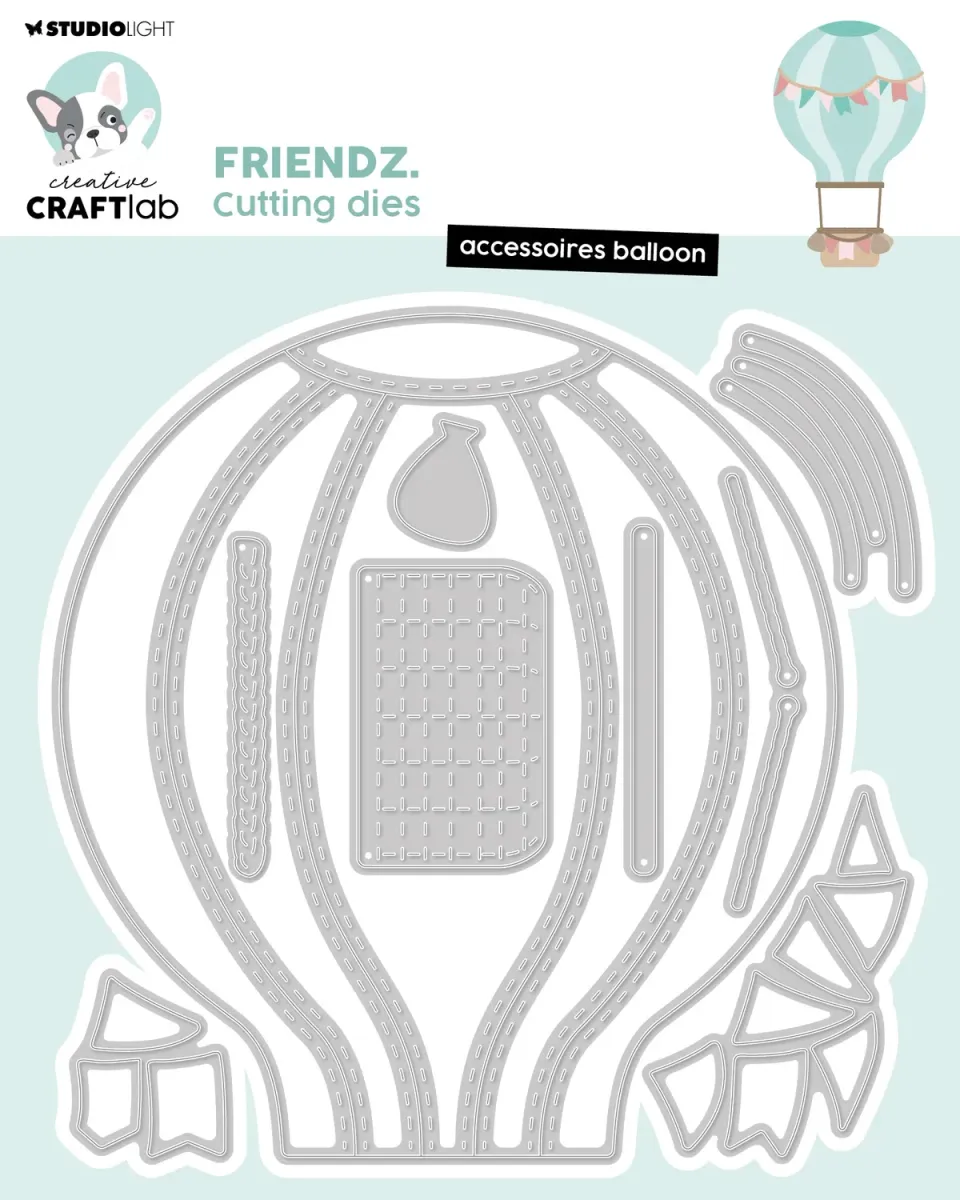 Creative Craftlab Friendz Accessoires balloon Stanzschablone Ballon
