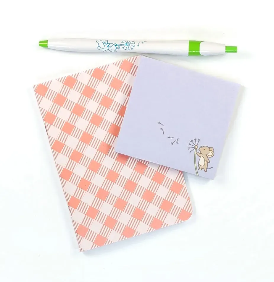 Lawn Fawn Spring Notizset Haftnotizen Block Stift Überraschung