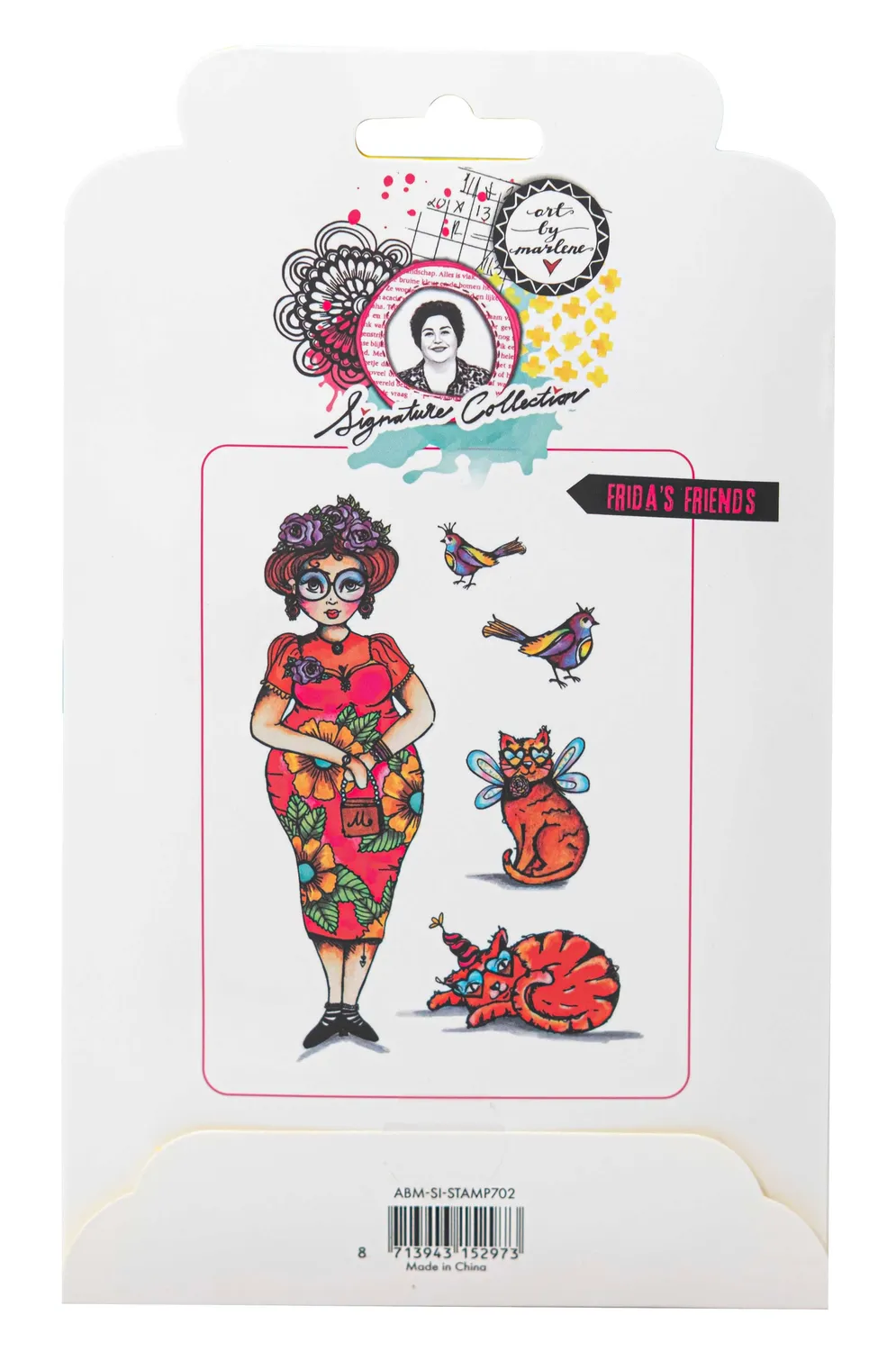 Art by Marlene Signature Fridas Friends Clear Stamp Figuren