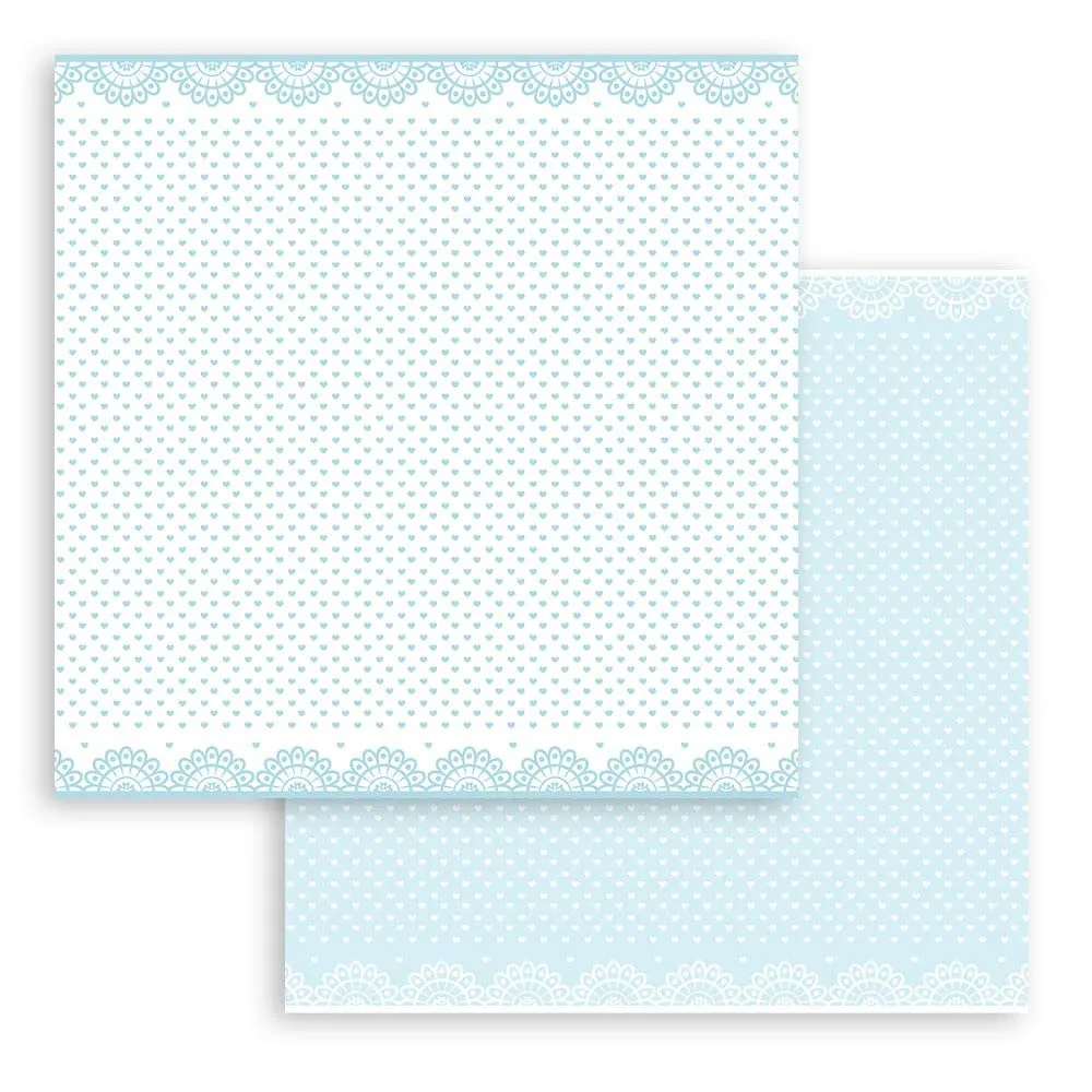 Stamperia Baby Dream Blue Scrapbookblock blau 20,3 cm