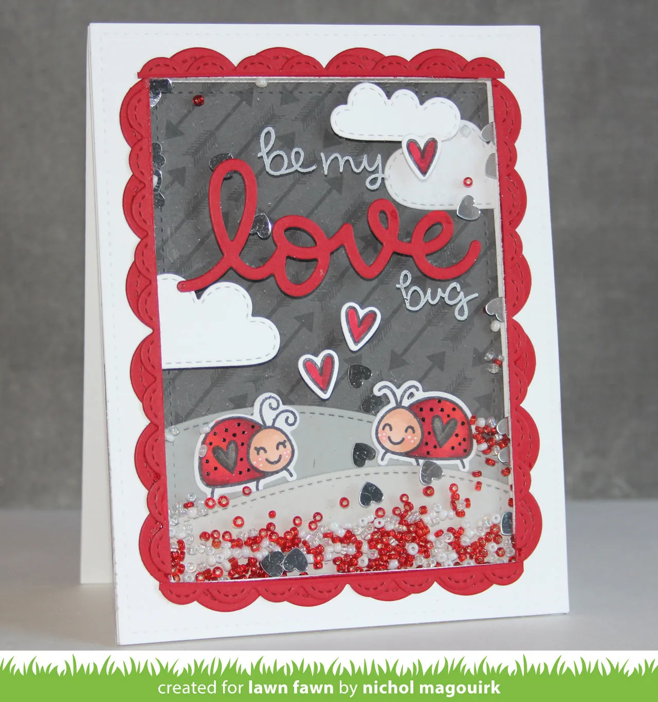 Lawn Fawn Scripty Love Schriftzug-Stanze Hochzeit