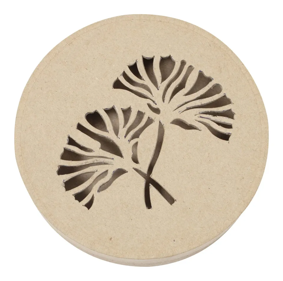 Décopatch BT076C Schachtel rund Pappmaché Rohling 15 cm