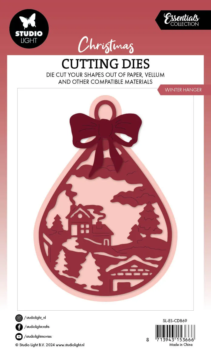Studio Light Essentials Winter hanger Stanzschablone