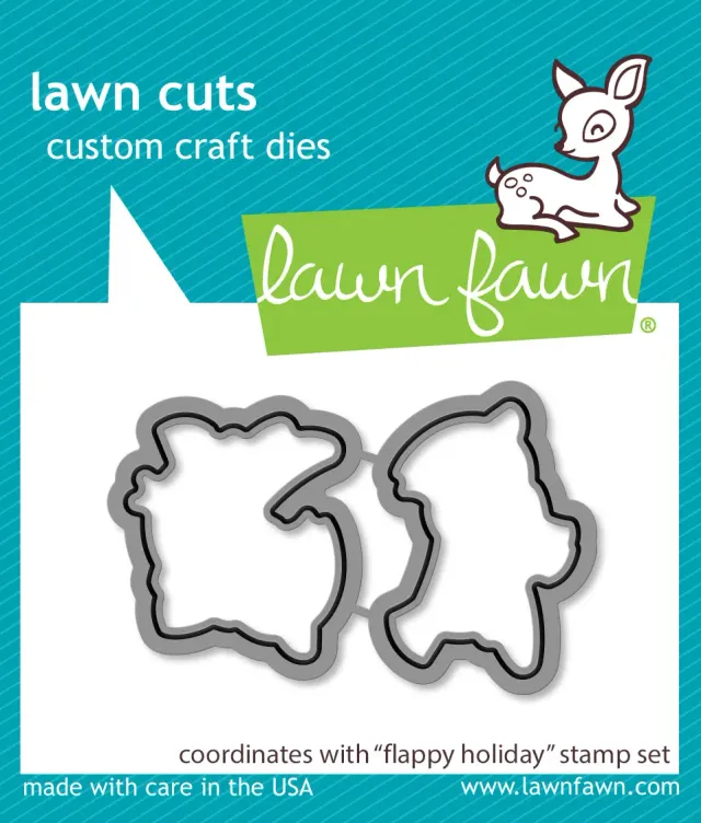 Lawn Fawn Lawn Cuts Flappy Holiday Stanzschablonen 2-tlg Winter