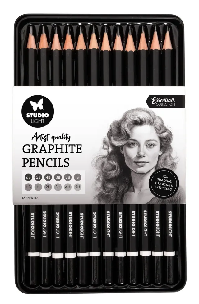 StudioLight Essentials Bleistifte Graphit 12 Stück Set