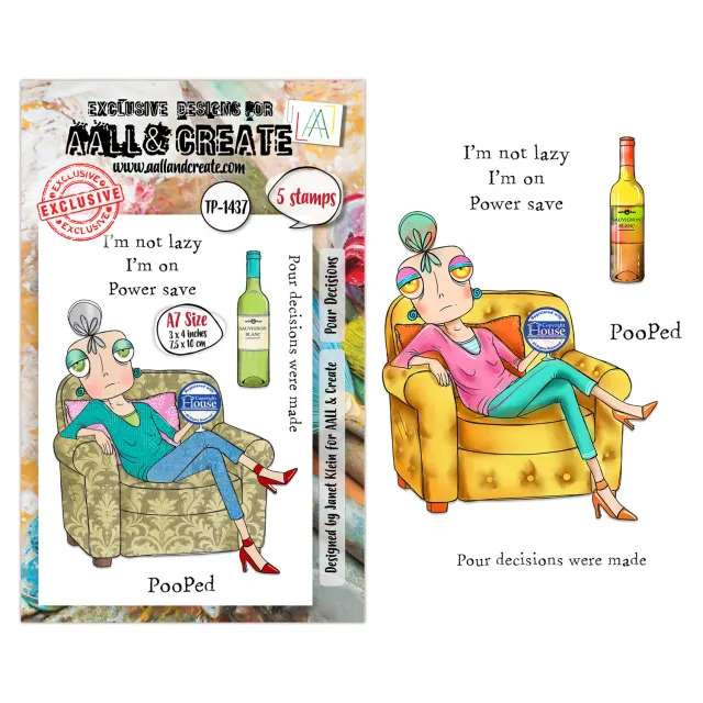 AALL and Create TP-1437 Pour Decisions Stempelset A7
