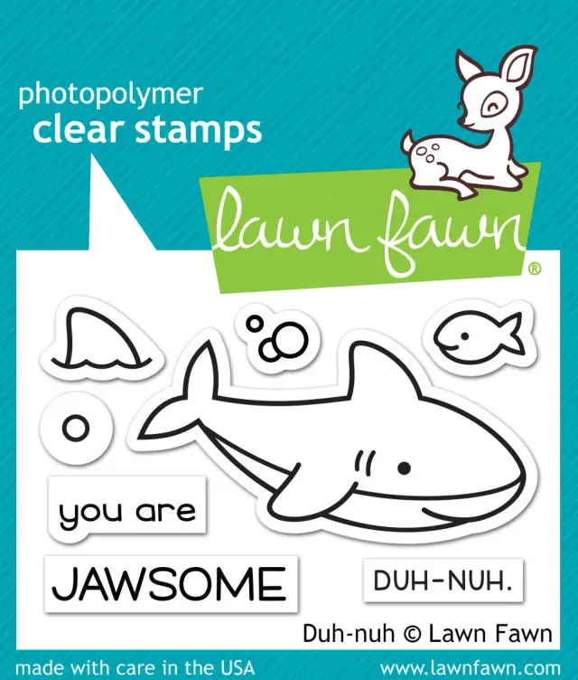 Lawn Fawn Duh-nuh Clear Stamps Hai Mini