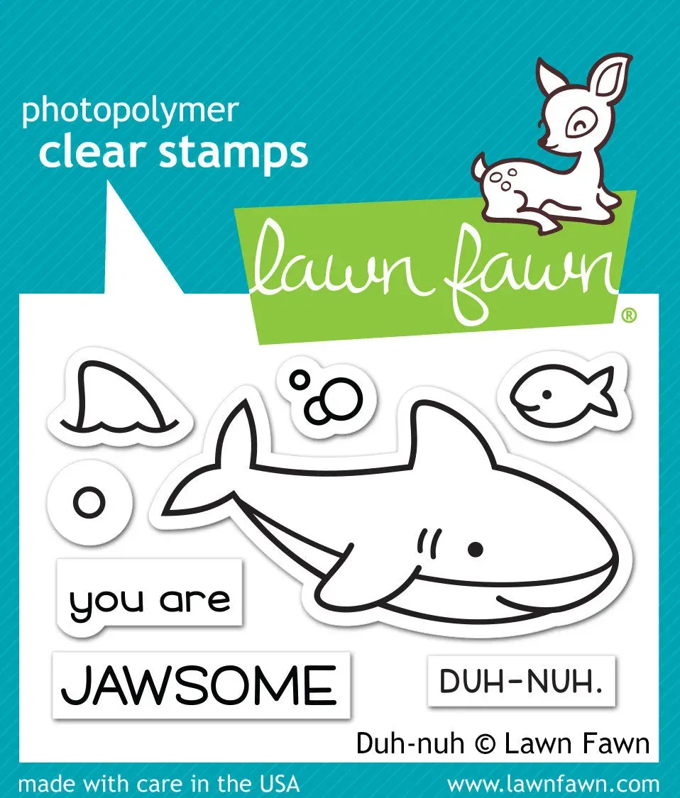 Lawn Fawn Duh-nuh Clear Stamps Hai Mini