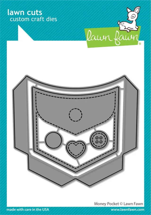 Lawn Fawn Money Pocket LF3441 Stanzschablonen 5-tlg