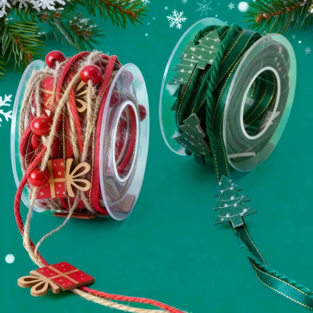 Ieebee Christmas Tree and Gift Dekoband 5 m Weihnachten