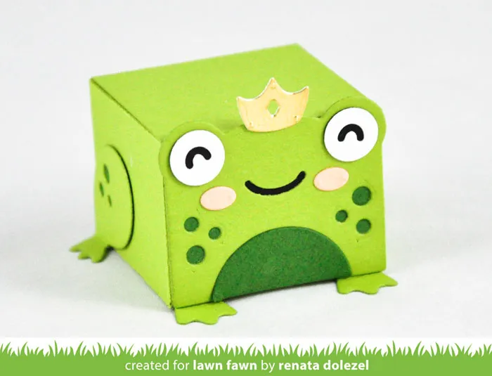 Lawn Fawn Lawn Cuts Tiny Gift Box Frog Add-on Stanzschablonen