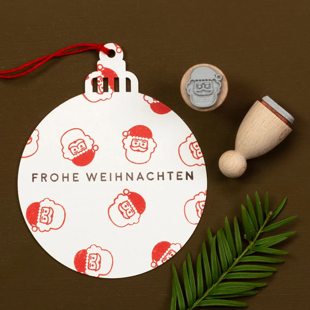 Perlenfischer Santa head small Stempel 16 x 14 mm