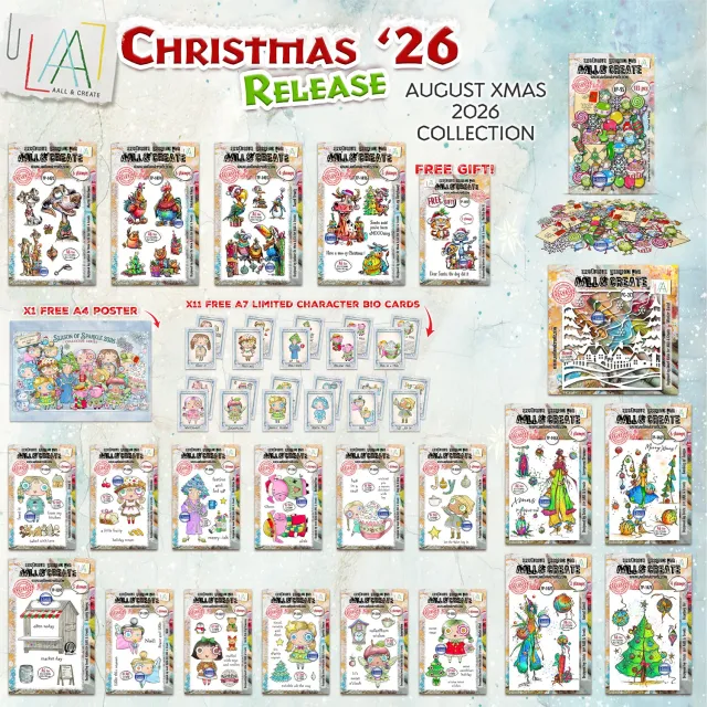 AALL and Create Christmas Komplett-Set 2026 Stempel 24 Sets