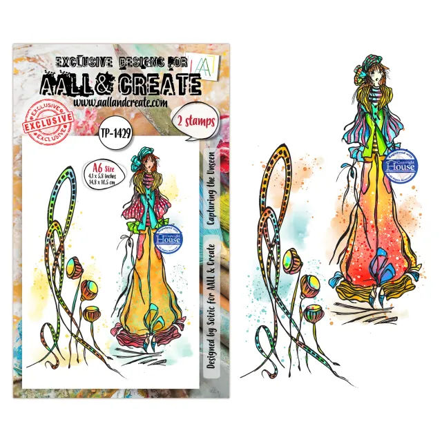 AALL and Create TP-1429 Capturing Unseen Stempelset A6 Natur