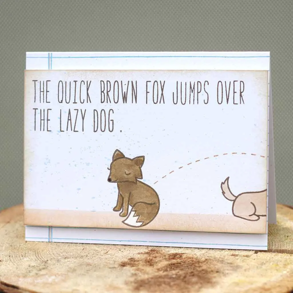 Lawn Fawn Milo's ABCs Clear Stamps Alphabet 103tlg