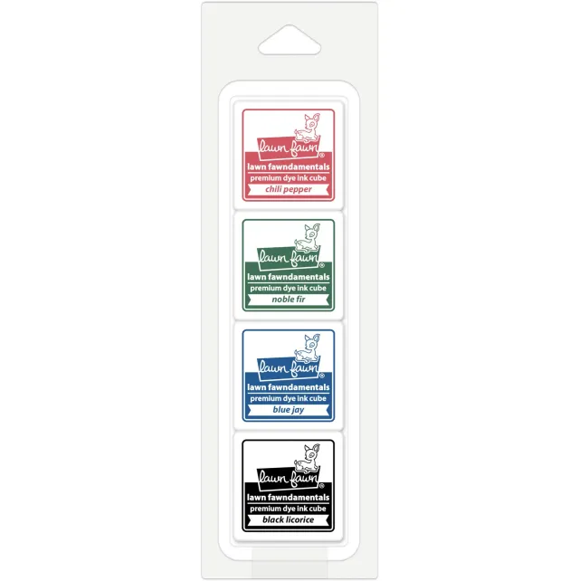 Lawn Fawn Christmas Tree Lot Ink Cube Pack Stempelkissen 4er