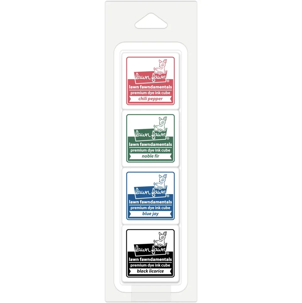 Lawn Fawn Christmas Tree Lot Ink Cube Pack Stempelkissen 4er
