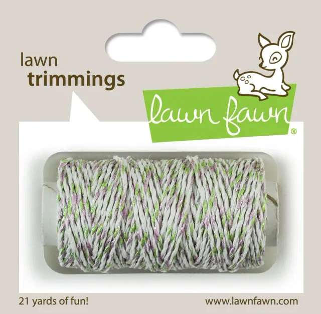 Lawn Fawn Lawn Trimmings Meadow Sparkle Cord Kordel grün-lila