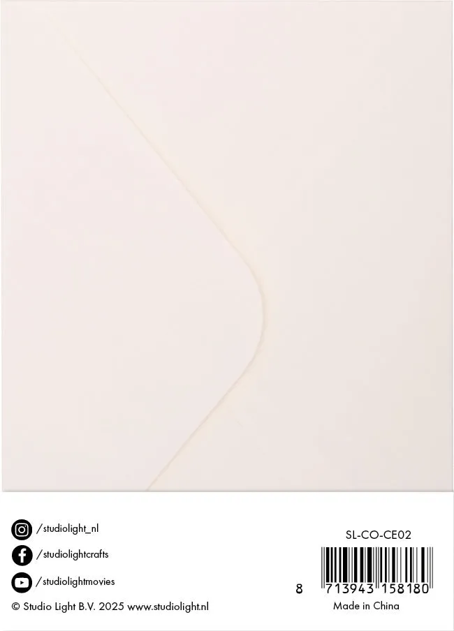 StudioLight Essentials Karten-Set Creme A6 mit Umschlägen