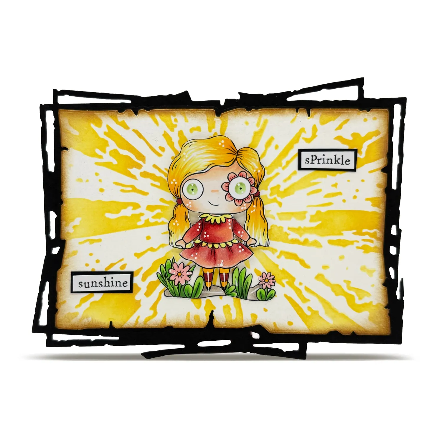 AALL and Create PC-259 Schablone Daybreak Pulse 15x15cm Mylar