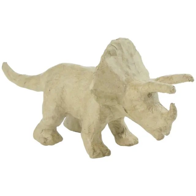 décopatch AP155O Triceratops Pappmaché Figur 19x6x9cm
