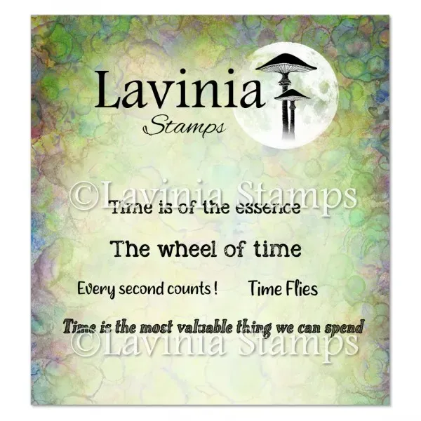 Lavinia Stamps Time Flies Stempel Photopolymer
