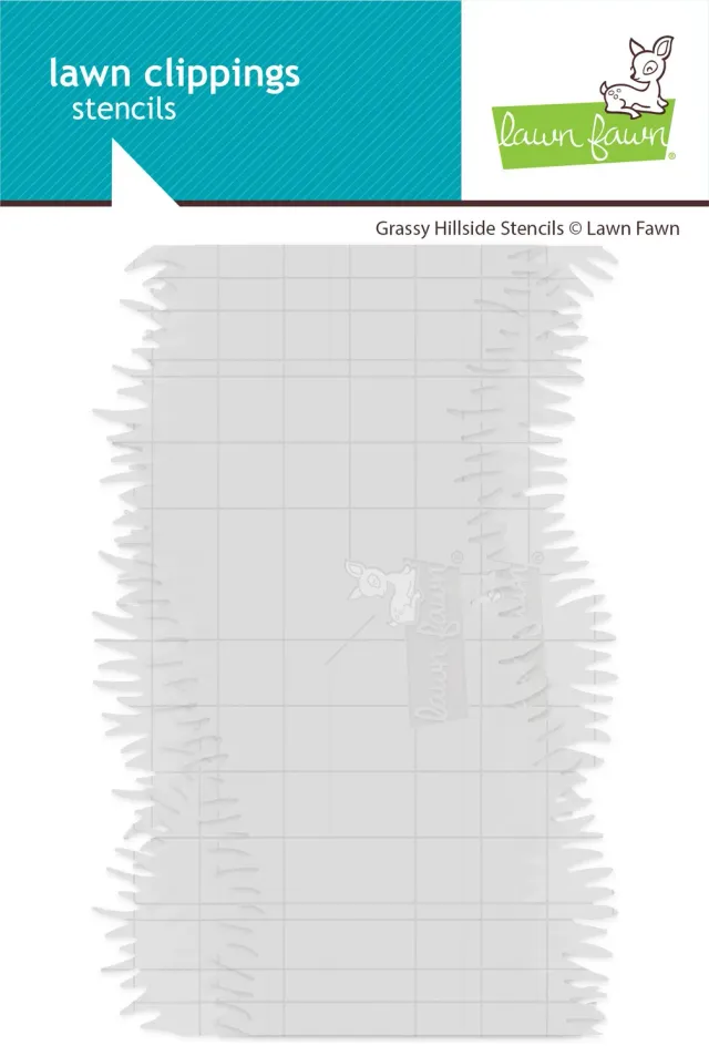 Lawn Fawn Grassy Hillside LF2248 Schablonen 3er Set Hügel