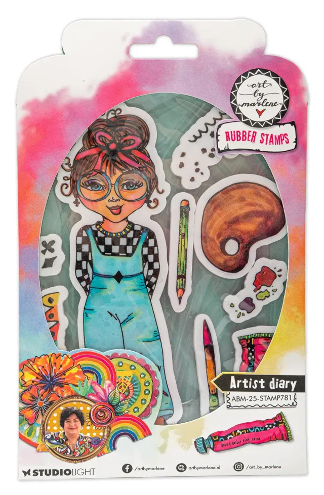 StudioLight Art by Marlene Artist Diary Gummistempel 120x170 mm
