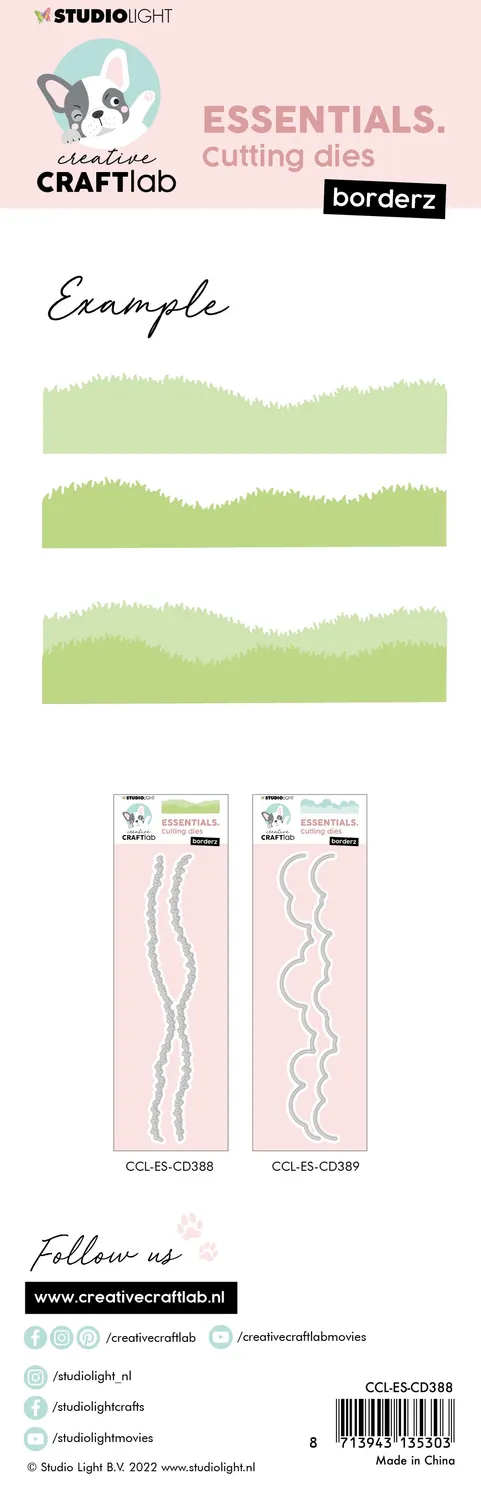 StudioLight Creative Craftlab Borderz Grass Stanzschablone Gras