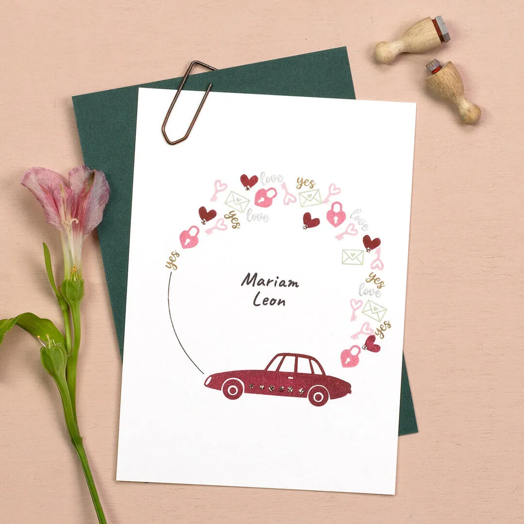 Perlenfischer Liebe Stempelset Hochzeit 6-teilig Herz