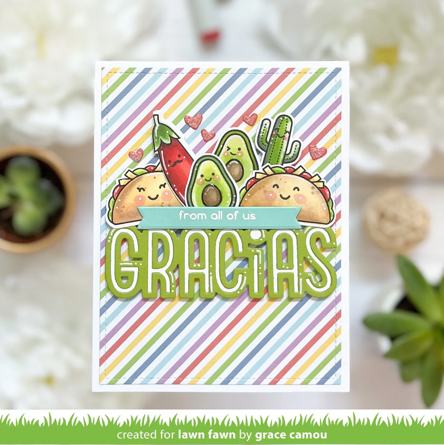 Lawn Fawn Year Nine Stempel Taco Mini