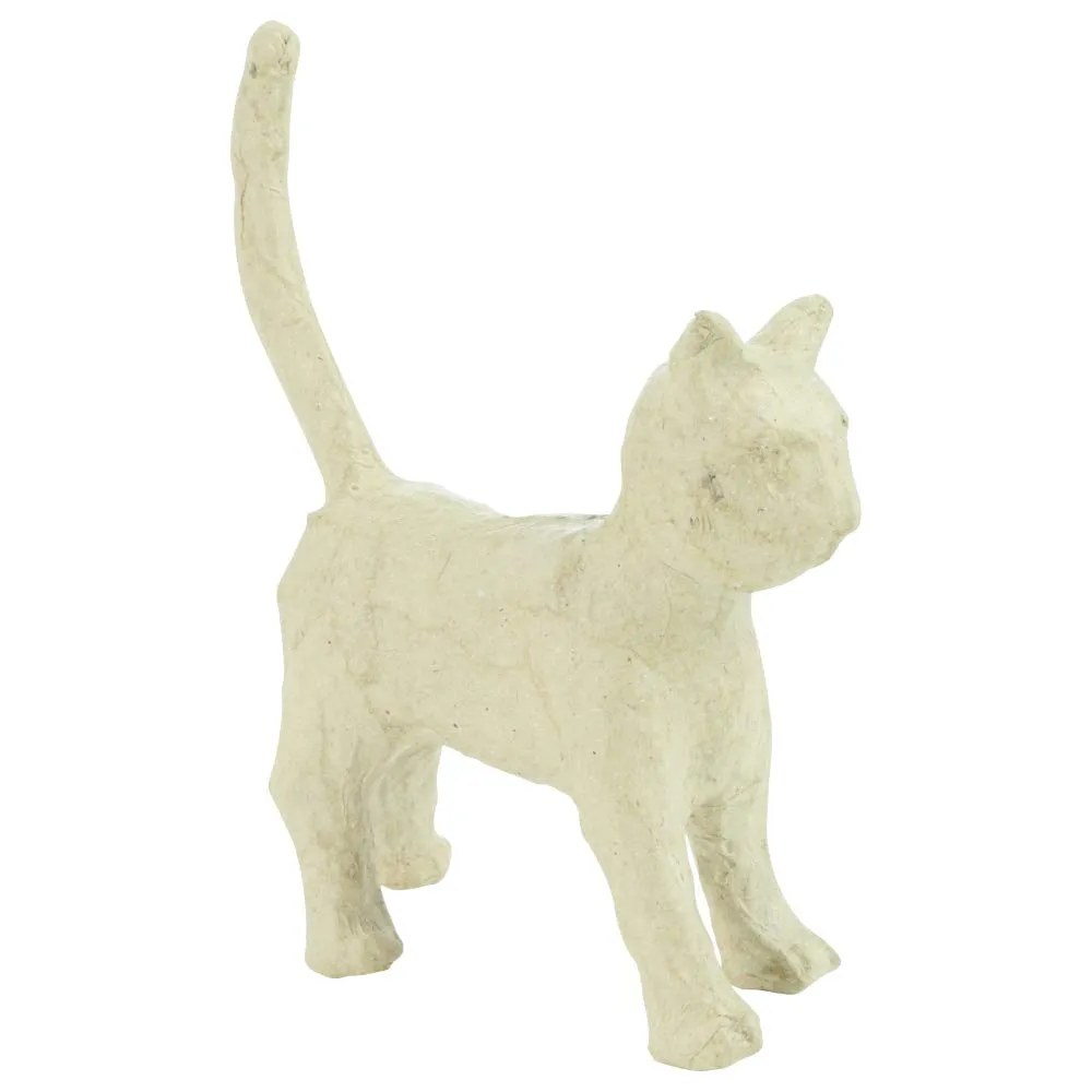 décopatch AP129O Pappmaché-Katze XS 16,5 cm 1 Stück