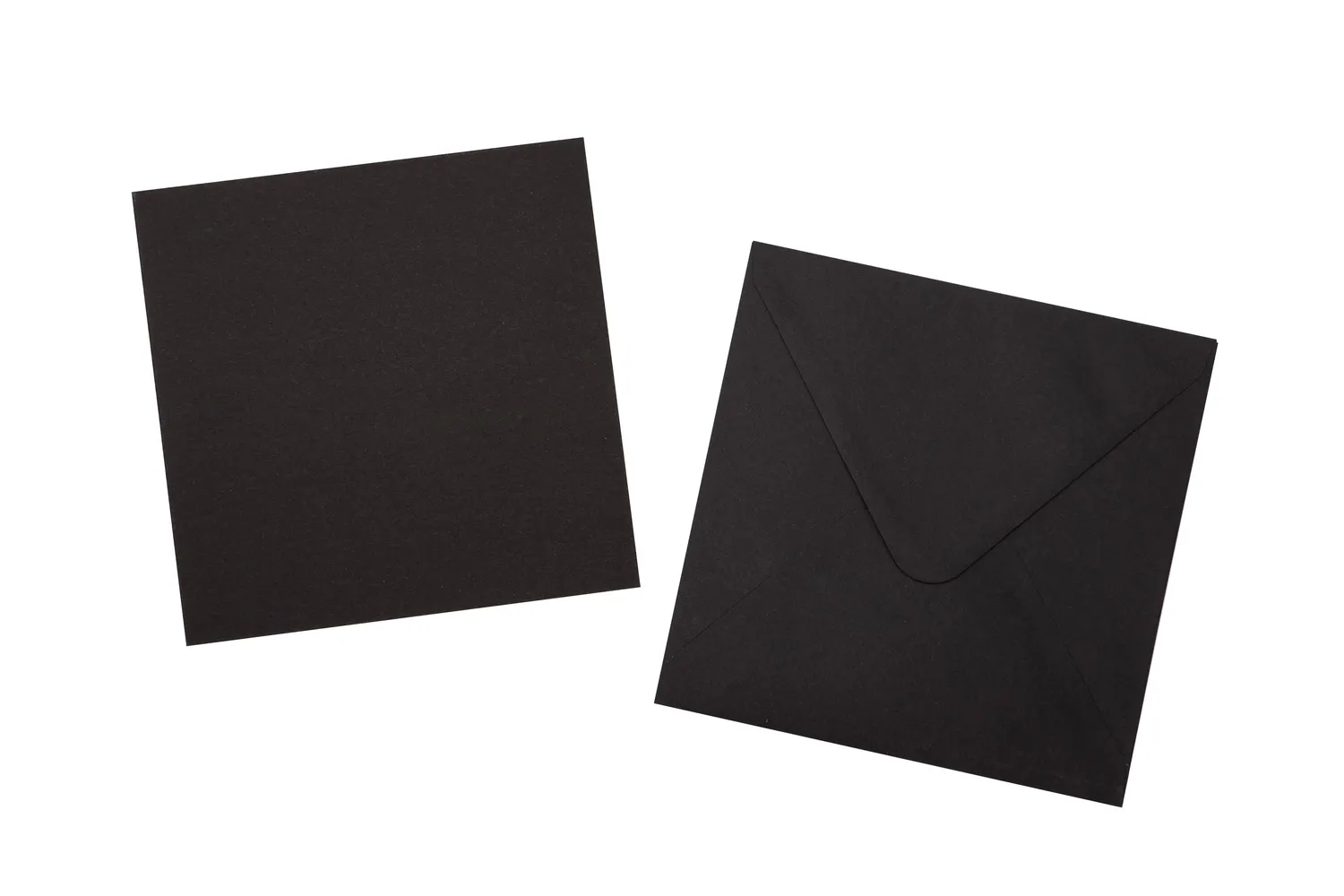 StudioLight Essentials Karten & Umschläge Schwarz 6x6 Inch