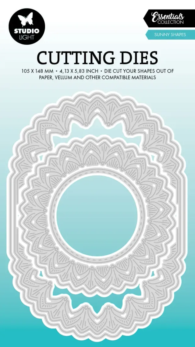 Studio Light Essentials Stanzschablone Sunny Shapes 105x148 mm