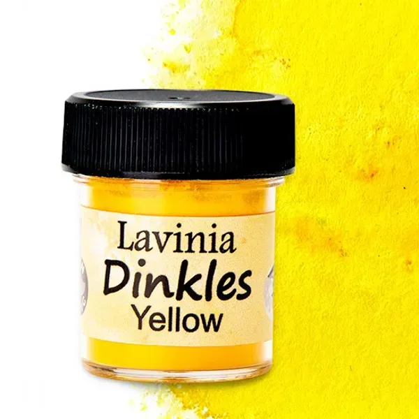 Lavinia Stamps Dinkles Ink Powder Pulverfarbe Yellow 7,5 g