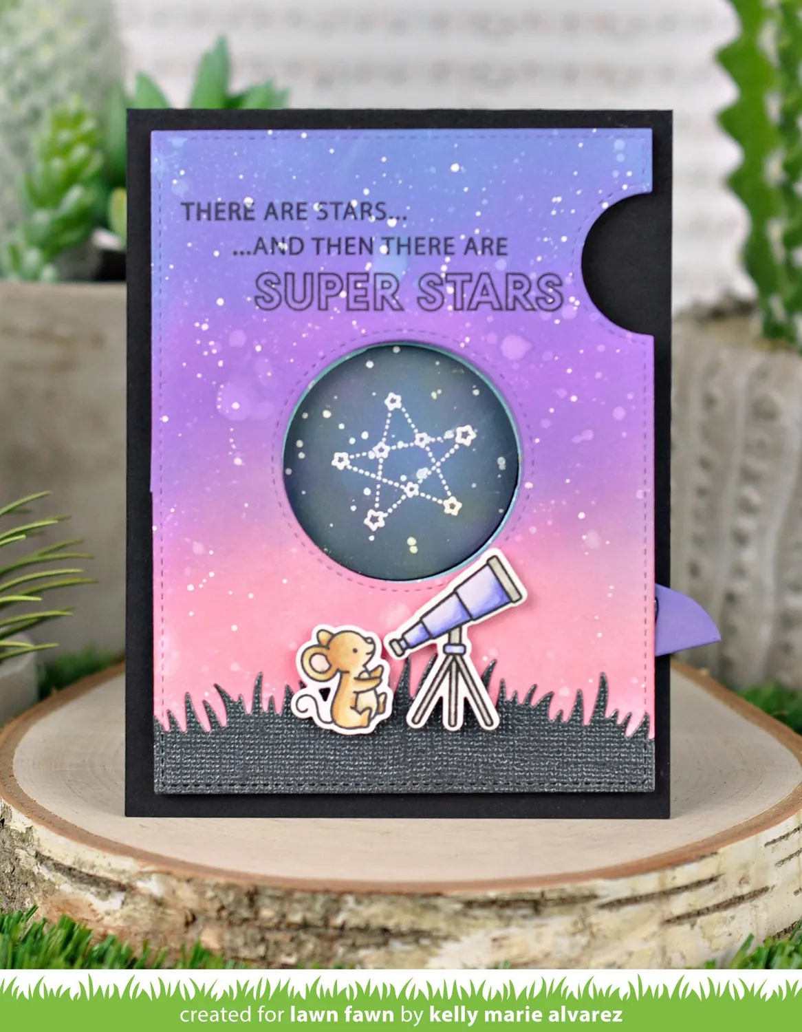 Lawn Fawn Super Star Clear Stamps Stempelset Stern