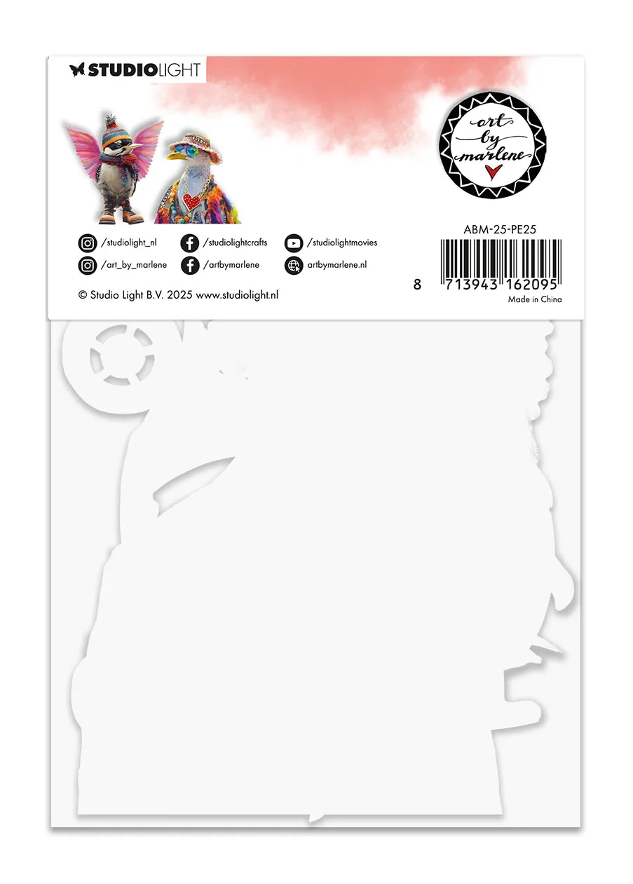 Art by Marlene 2025 Grazy Birds Paper Elements 32 Teile