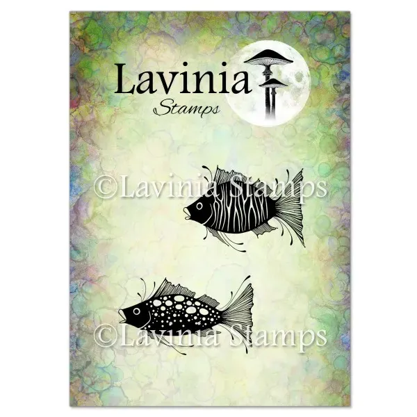 Lavinia Stamps Fish Set Stempel Photopolymer