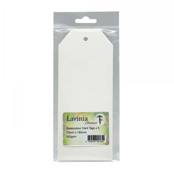 Lavinia Stamps Watercolour Card Tags Blanko Aquarell