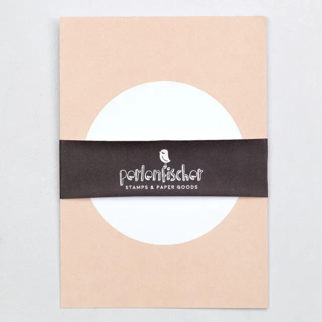 Perlenfischer Dot Postkarten Sand A6 5er-Pack 350 g