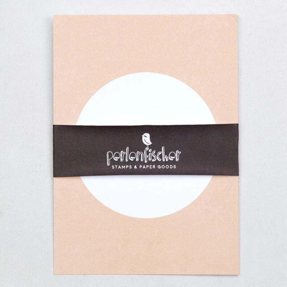 Perlenfischer Dot Postkarten Sand A6 5er-Pack 350 g